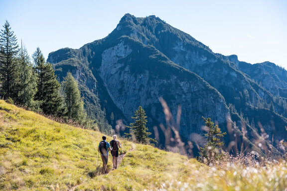 Wanderung Hochstrickl - Gratlspitz Gipfeljause am Hochstrickl © Alpbachtal Tourismus, shootandstyle.com